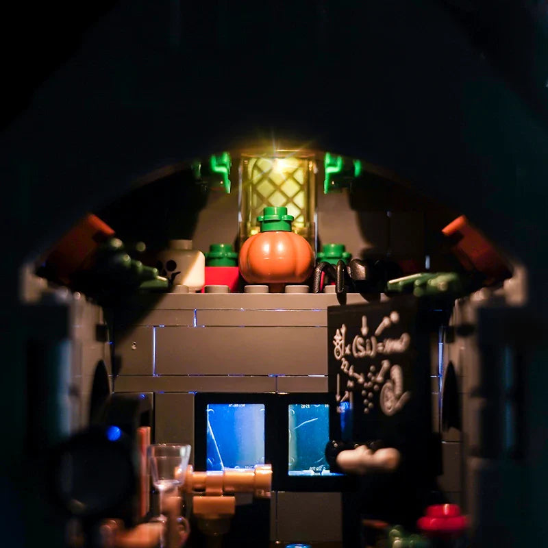Lazishi LED Light 21351 Set Suitable for Tim Burton's The Nightmare Before Christmas Building Blocks (Lighting Accessories Only)