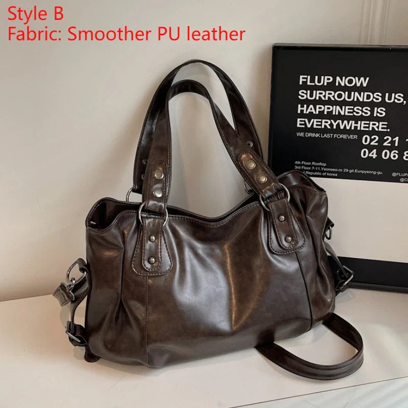 Soft Interior Compartment Shoulder Bags, 2026 High Quality Contrasting Colors Bags for Women.
