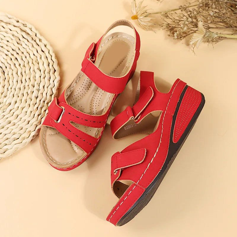 Women Sandals Soft Stitching Ladies Sandals Comfortable Flat Sandals Women Open Toe Beach Shoes Woman Footwear Sandalias Treking