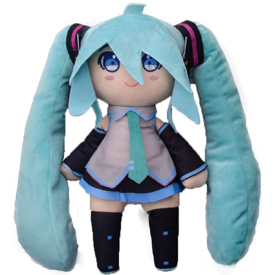 23-28cm Japanese Anime Plush Stuffed Toy Hatsune Miku Plush Doll Soft Pillow Future Doll Cute Christmas Gift for Children