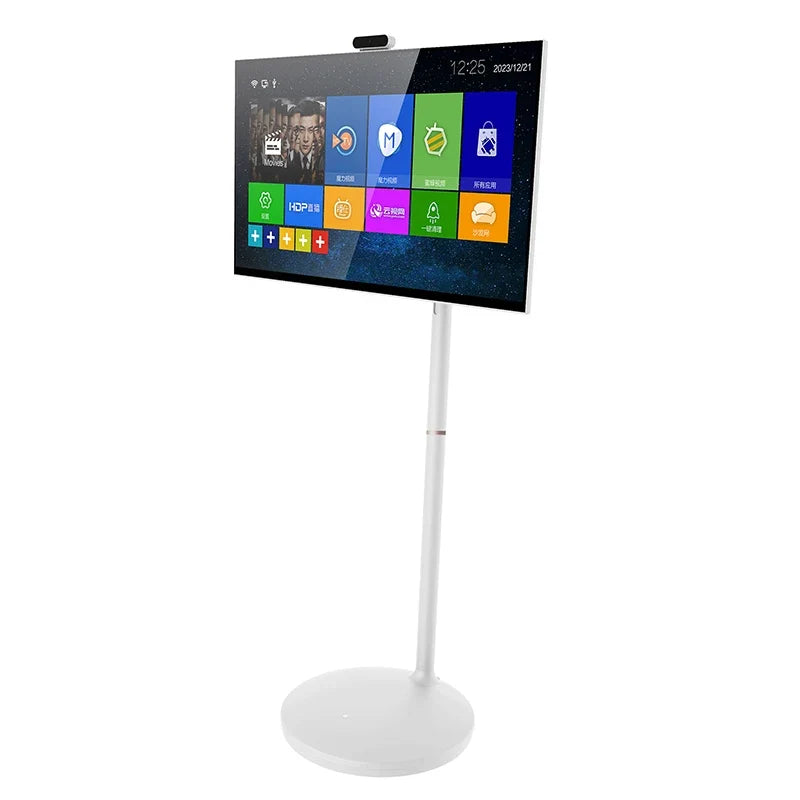 32 Inch Portable Smart Touchscreen TV Android 13 LCD Full HD Camera Battery Travel Exhibition Event Promotion Screen