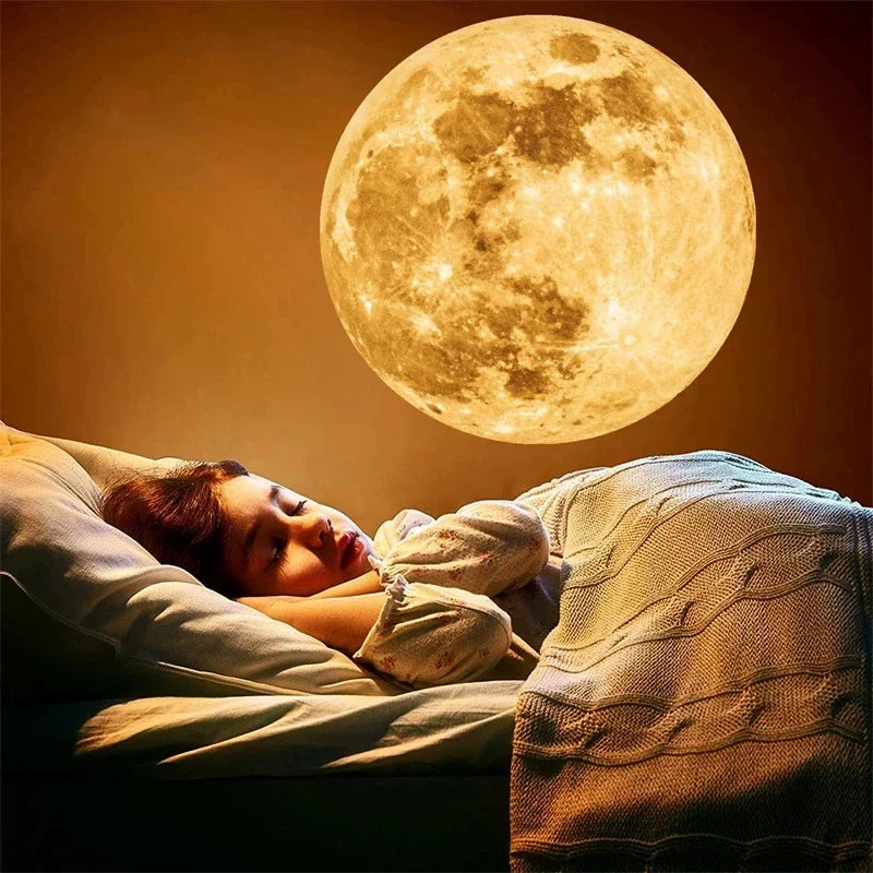 Moon Light Lamp Moon Earth Planet Night Light Projection Lamp Bedroom Table Lamp Atmosphere Night Light