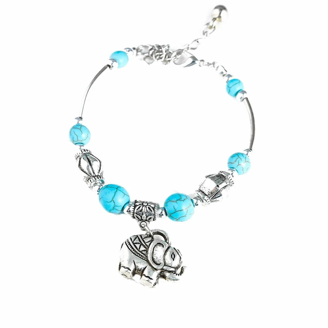 Gypsy Bohemian Coin Bracelets for Women Metal Vintage Flower Statement Bracelets Festival Turkish Beach Jewelry Tribal Ethnic