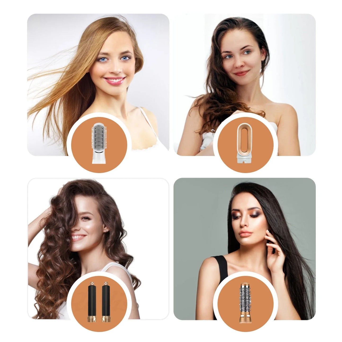 Professional 5 in 1 Hair Dryer Hot Air Comb Curler For Dyso Airwrap Hair Dryer Styling Tool Hair Straightener Hairdressing Tool
