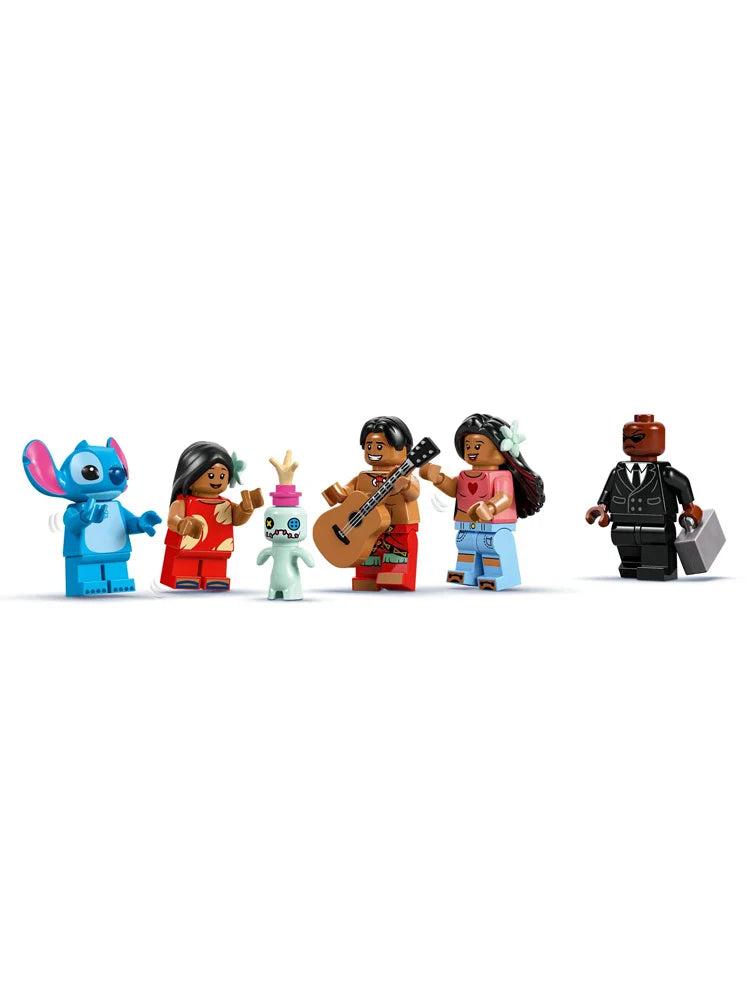 Lego Disney Series 43268 Lilu and Stitch's Beach Vacation House Building Toy Building Blocks