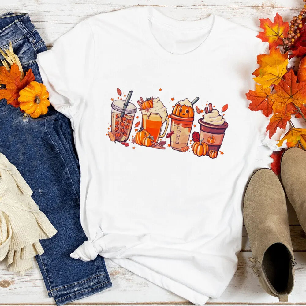 Tis The Season Shirt Retro Halloween Shirts Fall Season Pumpkin Ghost T Shirt Halloween Party Outfit Trick or Treat Clothes