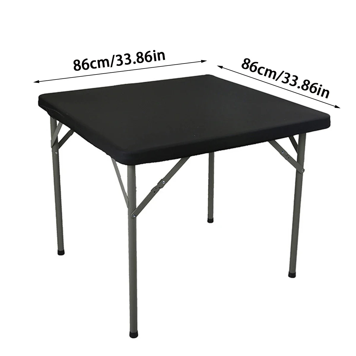 1Pcs Stretchy Square Table Cover, Washable Tablecloth For Party Dining, Cocktails Table, Birthday Wedding Party Decorations