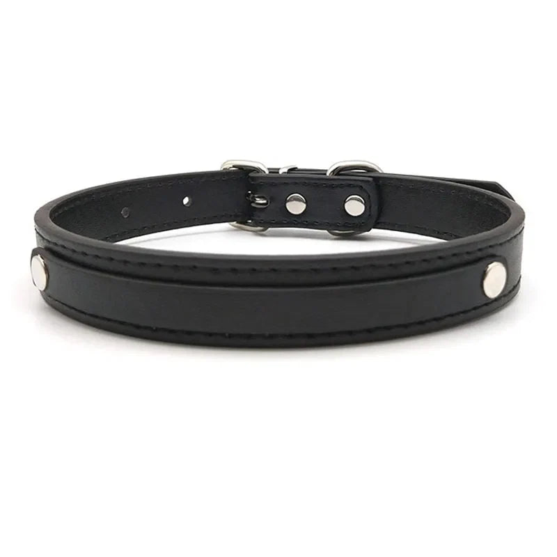 Sexy PU Leather Custom Name Letters Choker Collar Necklaces Men Women Personalized Cosplay Customized Chocker Jewelry