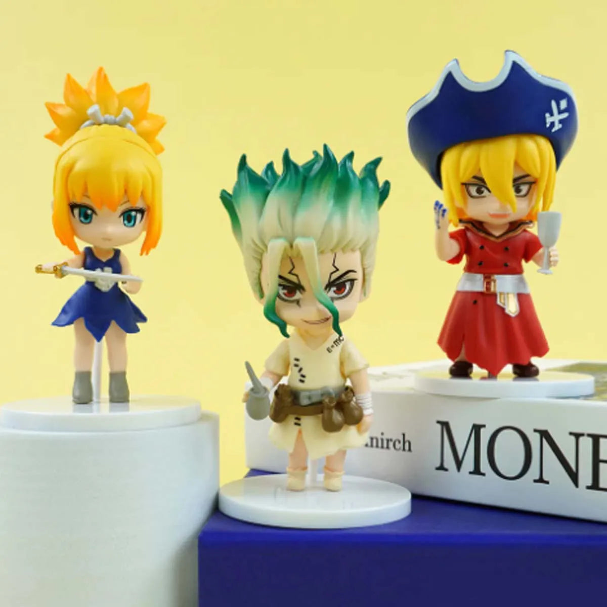 6pcs 10cm Stone Dolls,Anime Action Figure,Adult Collection Model,Cute Funny Model Toys,Birthday Christmas Choice for Boys Girls