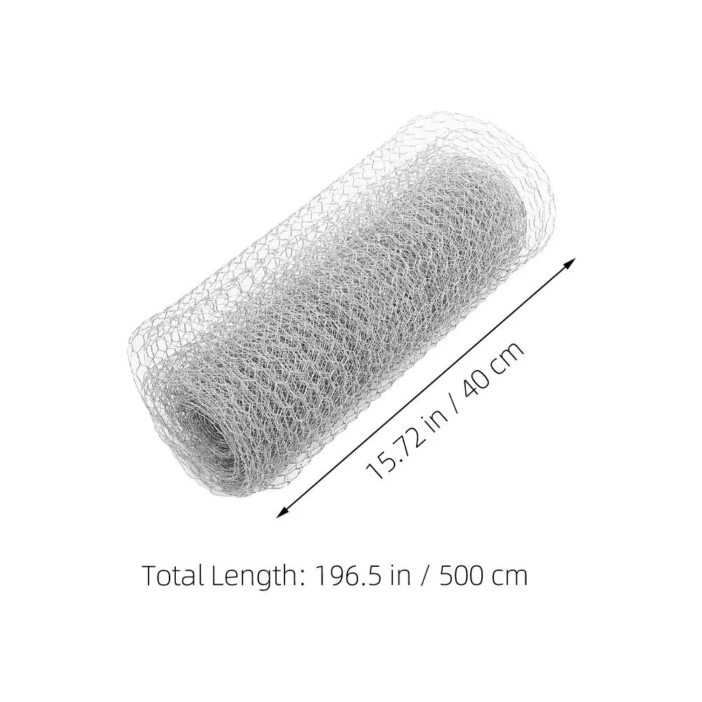 1 Roll Chicken Wire Fence Poultry Netting Garden Wire Mesh for Livestock Enclosure Outdoor DIY Projects Farm Animal Pen