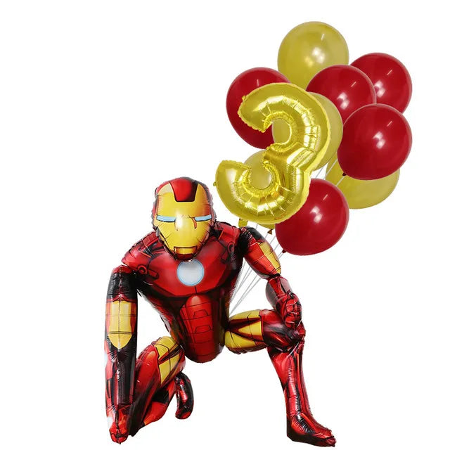 Super Hero Spiderman Foil Balloon Birthday Theme Party Decoration Baby Shower Inflatable Toy Air Globos Supplies