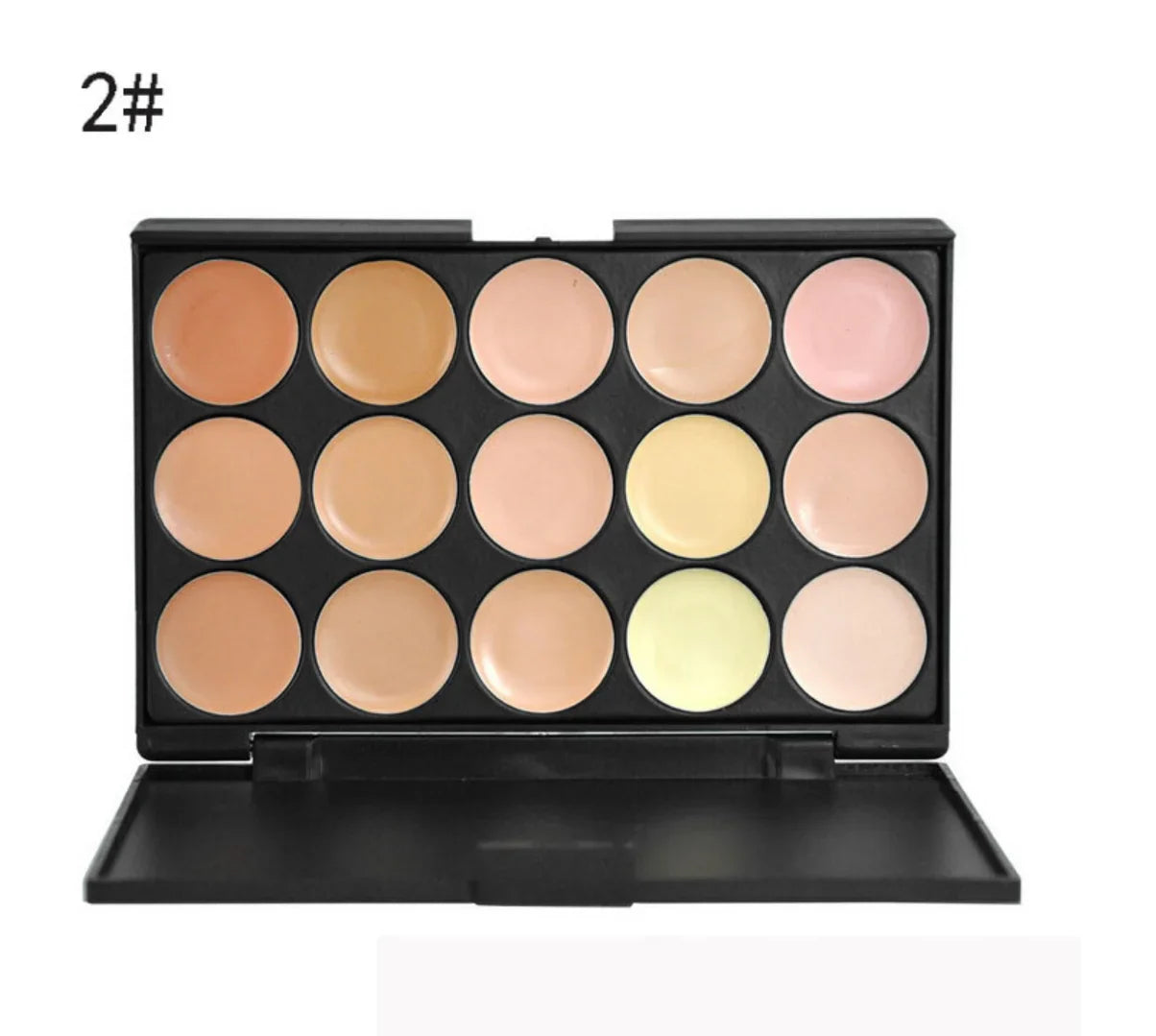 15 color Concealer Contouring correcteur makeup products face Based anti cernes cosmetic set brush Sponge Puff wholesale