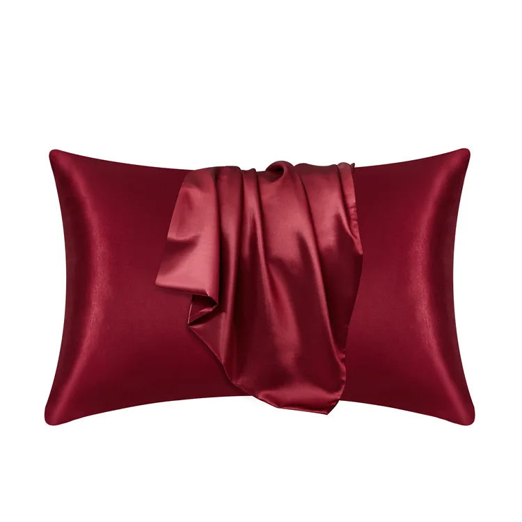 100% Natural Mulberry Silk Pillowcase White Black Grey Khaki Blue Pink Sliver Bed Pillow Covers Luxury Cases Home Bedding Decor