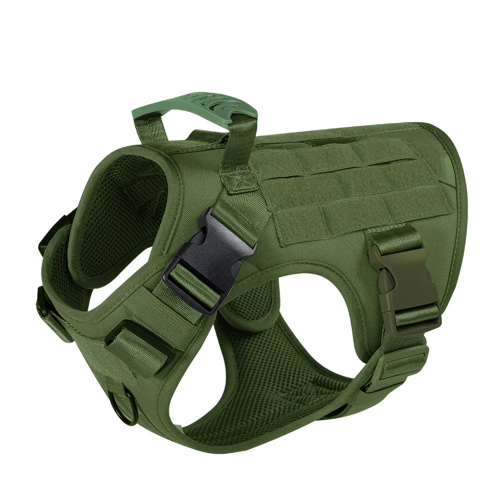 Dog Tactical Harness Vest Pet Dog Harness for Medium Large Dogs  Reflective Dog Harness No Pull with Durable Soft Handle