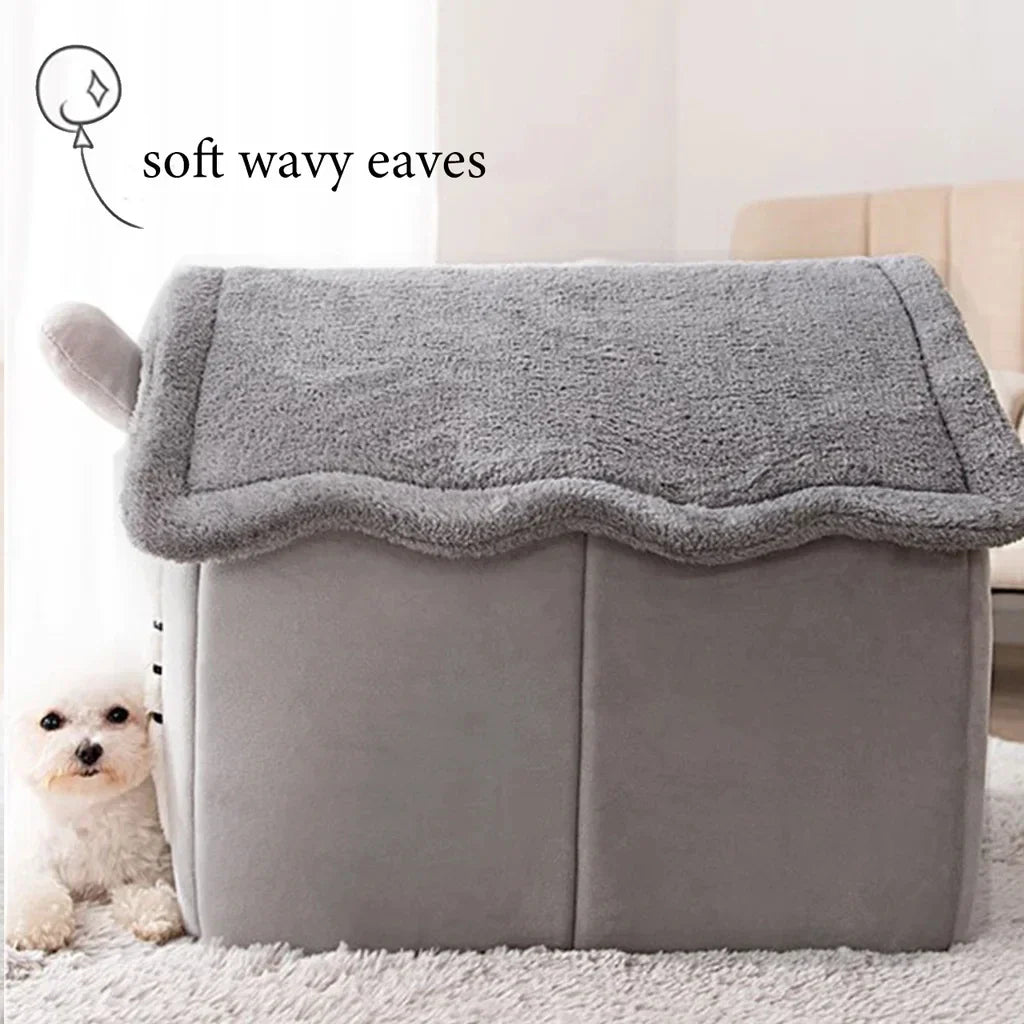 Folding houses for small and medium sized dogs and cats.