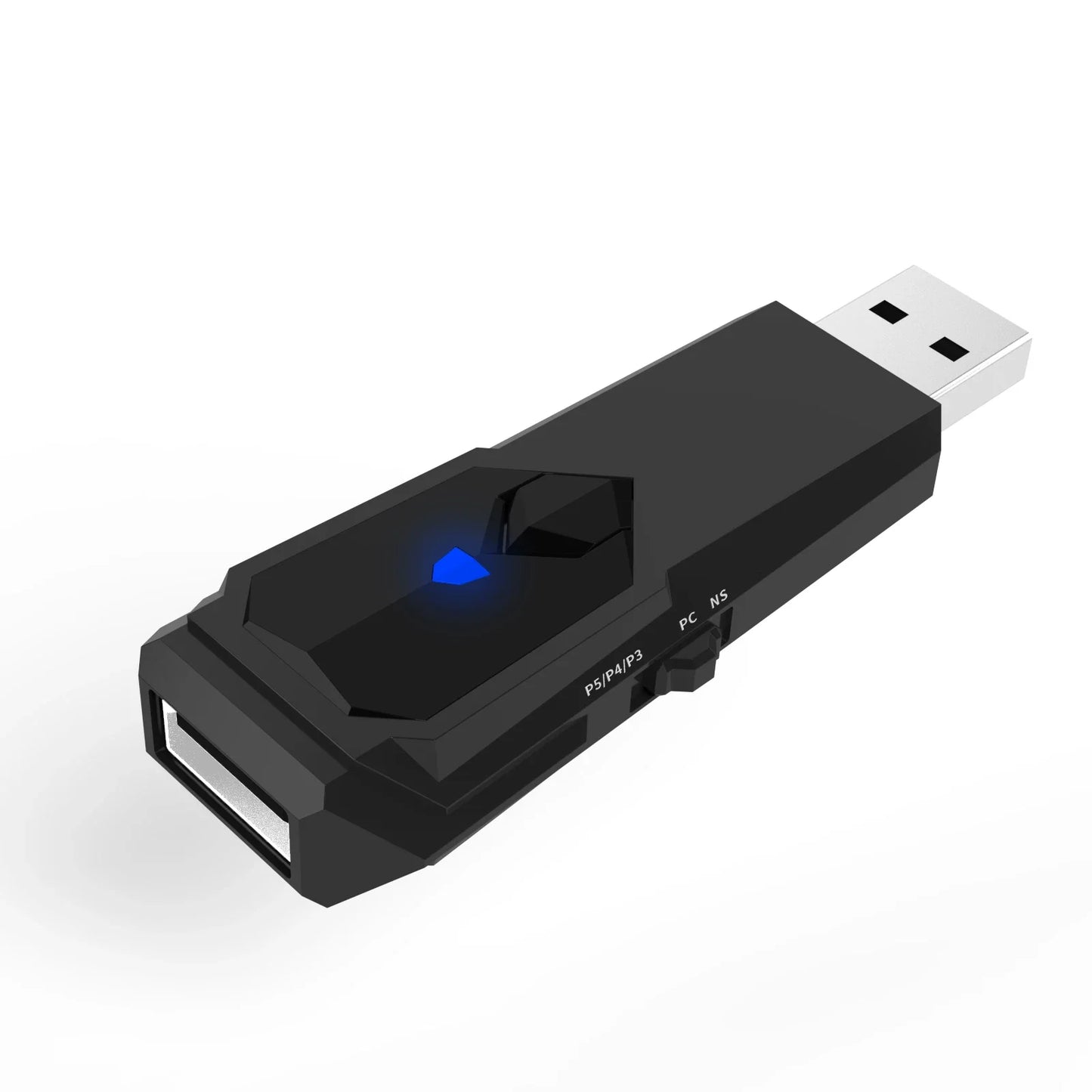 Wireless Controller Adapter P5146 for Switch/Switch OLED,PS5,PS4,PS3,PC& NEOGEO. Game Controller Converter with Headset Support