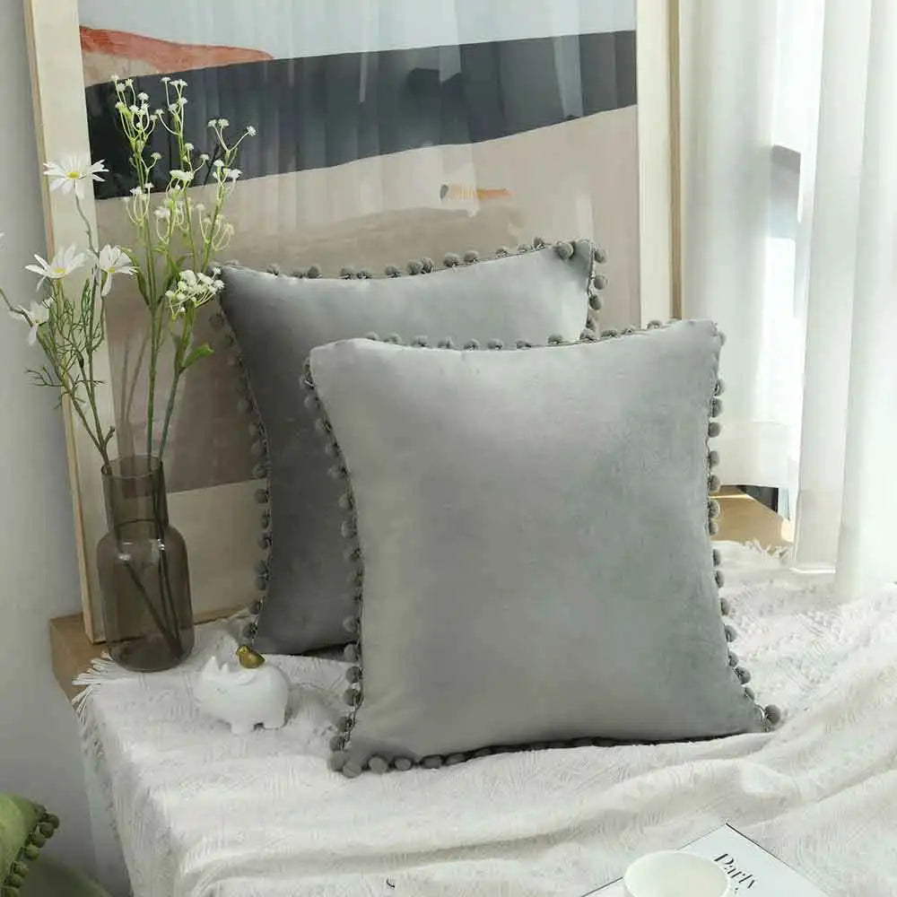Soft Velvet Cushion Cover Decorative Pillow Case Covers Home Decor Room Decoration Sofa Pillowcases Big30×50 45×45 50X50 65X65cm