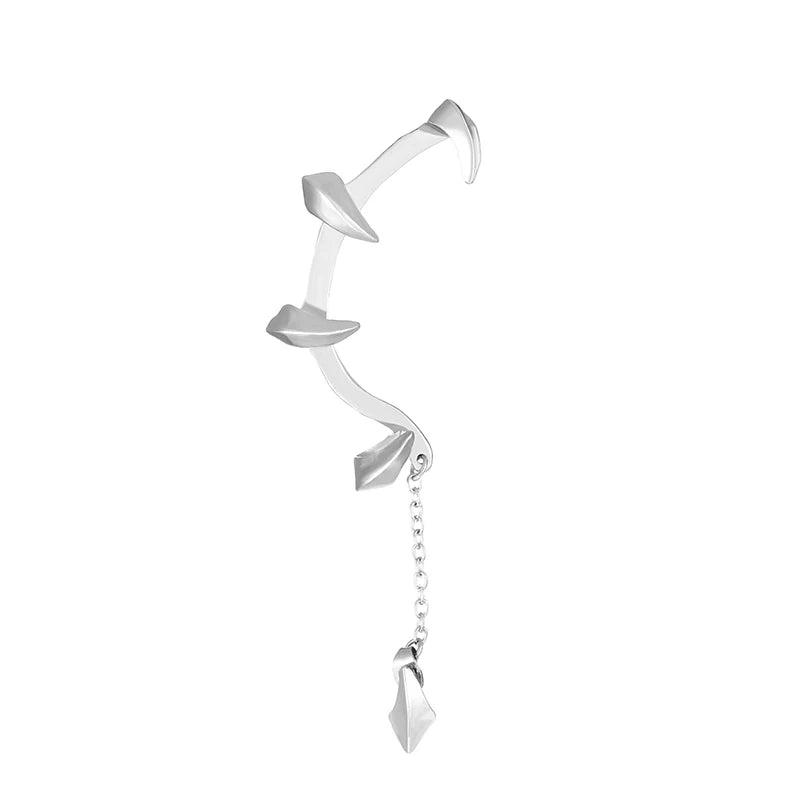 Vintage Dark Gothic Dragon Devil Claw Ear Cuff Earring For Women Men Helix Piercing Clip-on Punk Goth Vampires Halloween Jewelry