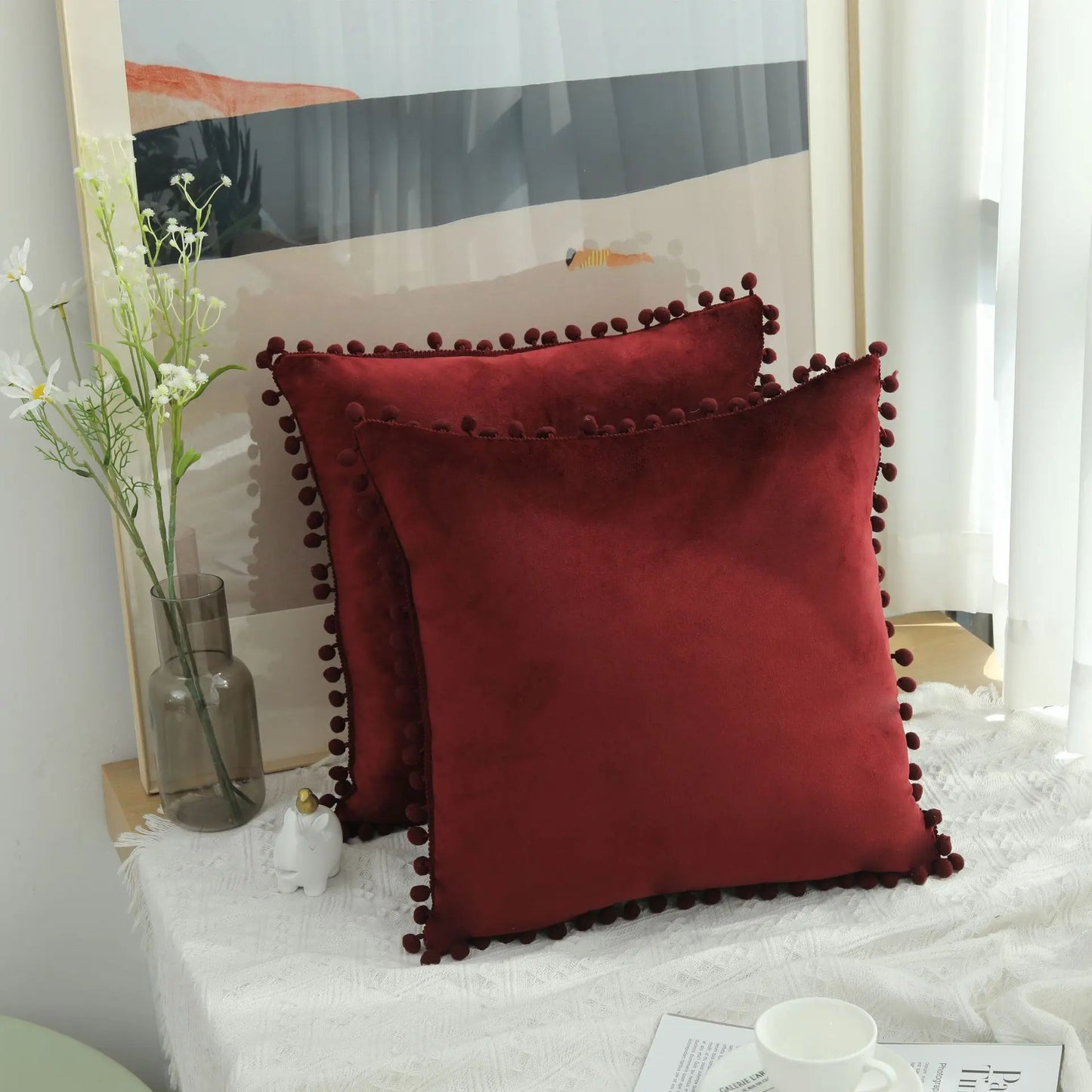 Soft Velvet Cushion Cover Decorative Pillow Case Covers Home Decor Room Decoration Sofa Pillowcases Big30×50 45×45 50X50 65X65cm