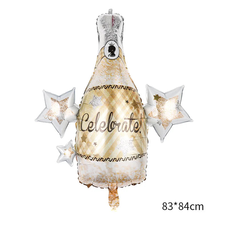 New Year 2024 number foil Balloon Hello 2024 New Year banner Balloon 2024 new year decor balloon Happy New Year Party Decoration