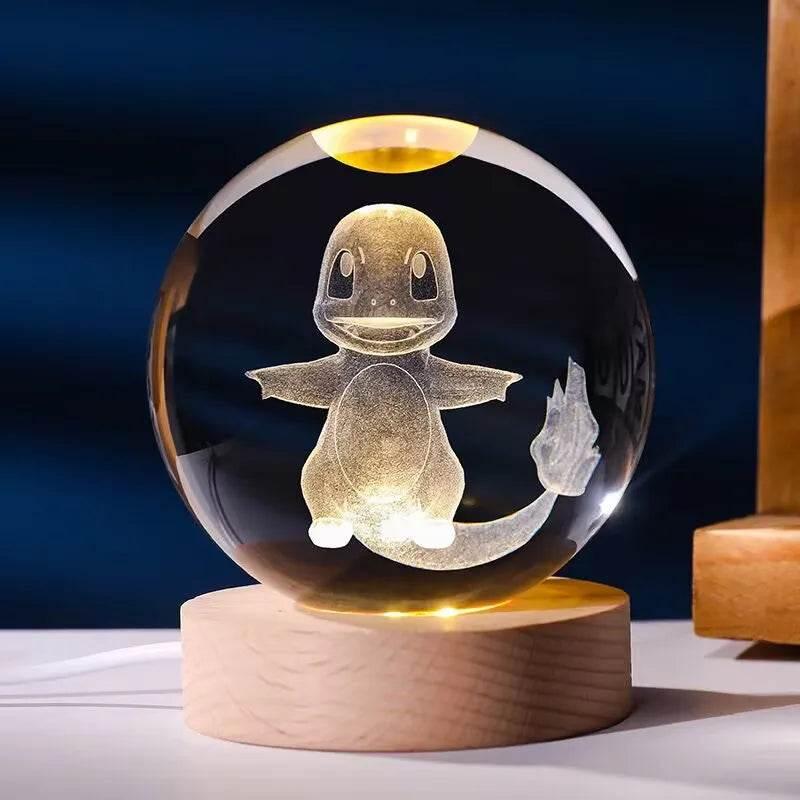 Decorative Crystal Ball 3D Figures Night Light
