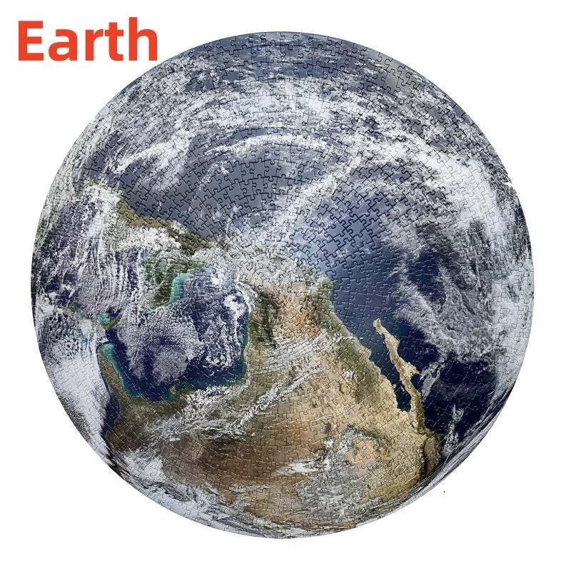 1000 Pcs Earth Puzzle Moon Puzzle And Twelve Constellations Puzzle Creative Stress Relieving Adult And Child Toy Birthday Gift