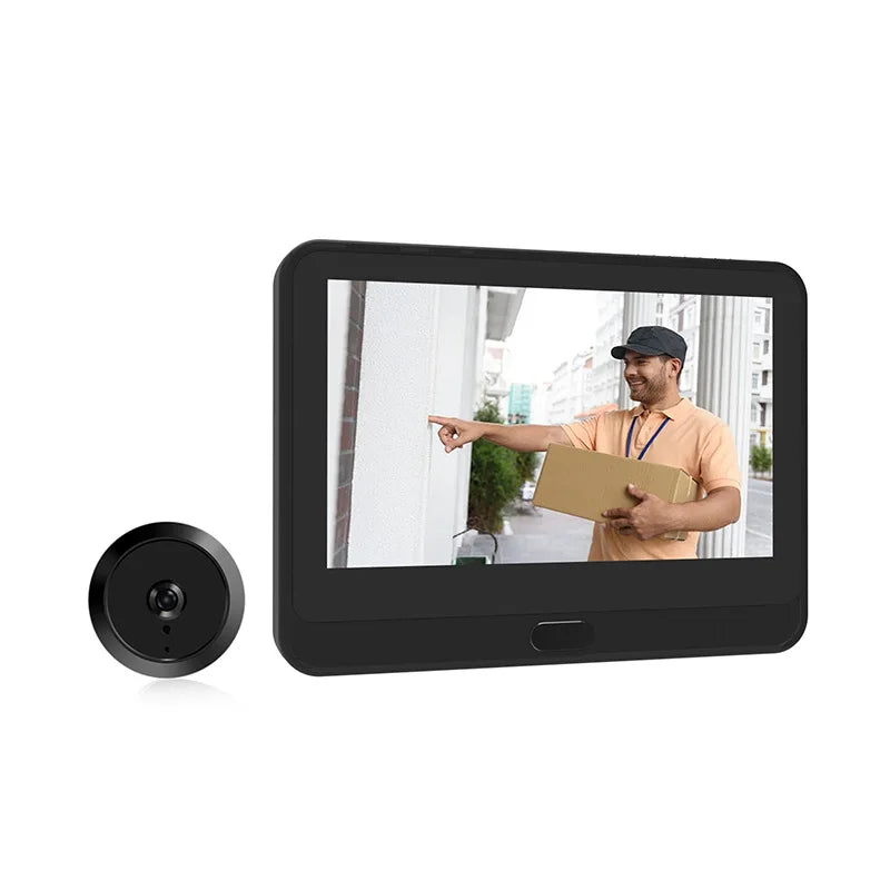 4.3inch Tuya Smartlife WiFi Doorbell Visual Door Peephole Video Door Phone Camera PIR Home Security Wireless Intercom Doorviewer