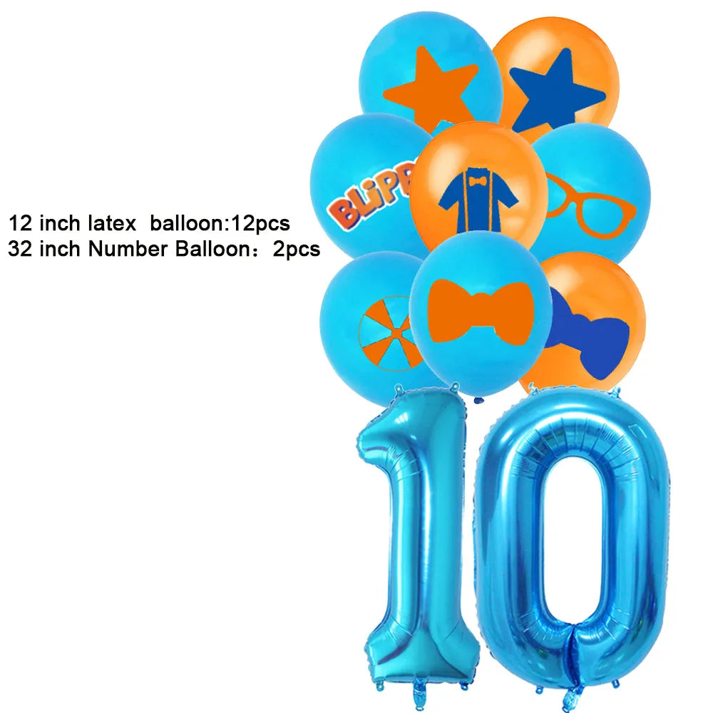Bli-Ppi-Toy English Teacher Theme Birthday Party Decorative Disposable Tableware Set Background Balloon Banner Baby Shower Gift