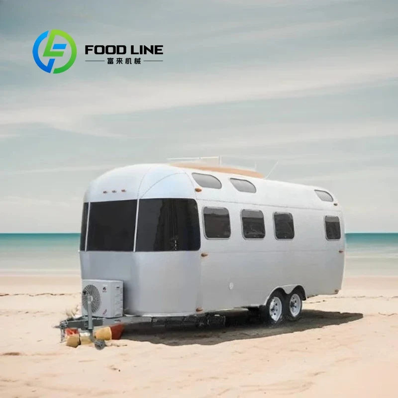Customized Compact Off-Road Camping Camper Trailer Small RV Travel Caravan For Outdoor Self-Driving Camping Adventure