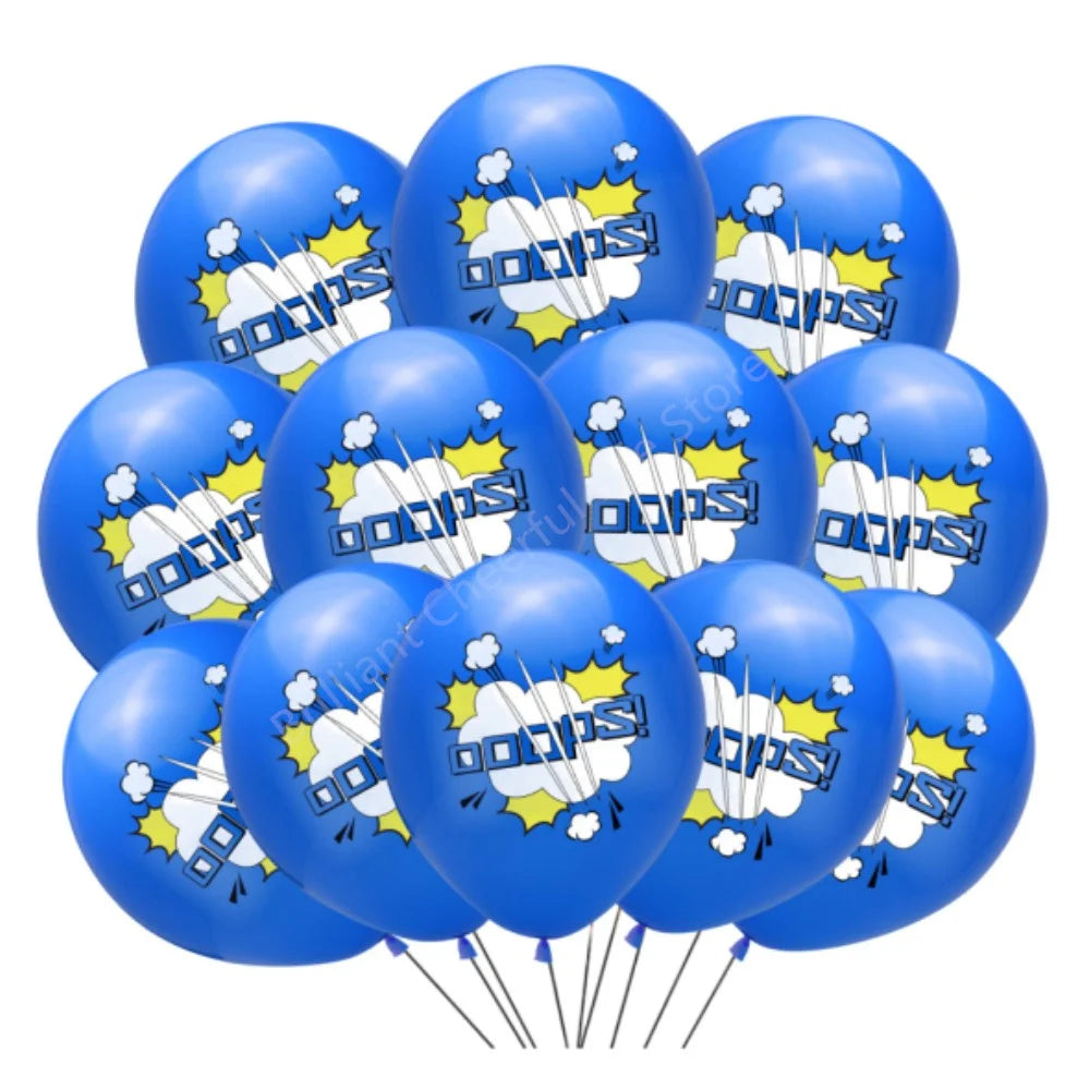 12 Inch Marvel Superhero Latex Balloon Set Avengers Spiderman Hulk  Boys Birthday Party Baby Shower Party Decorations Kid Toys