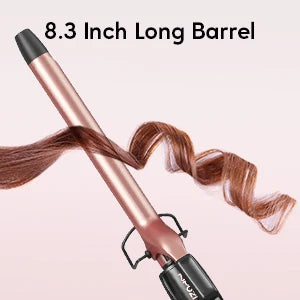 KIPOZ Curling Wand 19mm, Ceramic Barrel Pro hair curler with Adjustable Temperature, Include Heat Resistant Glove Travel Size