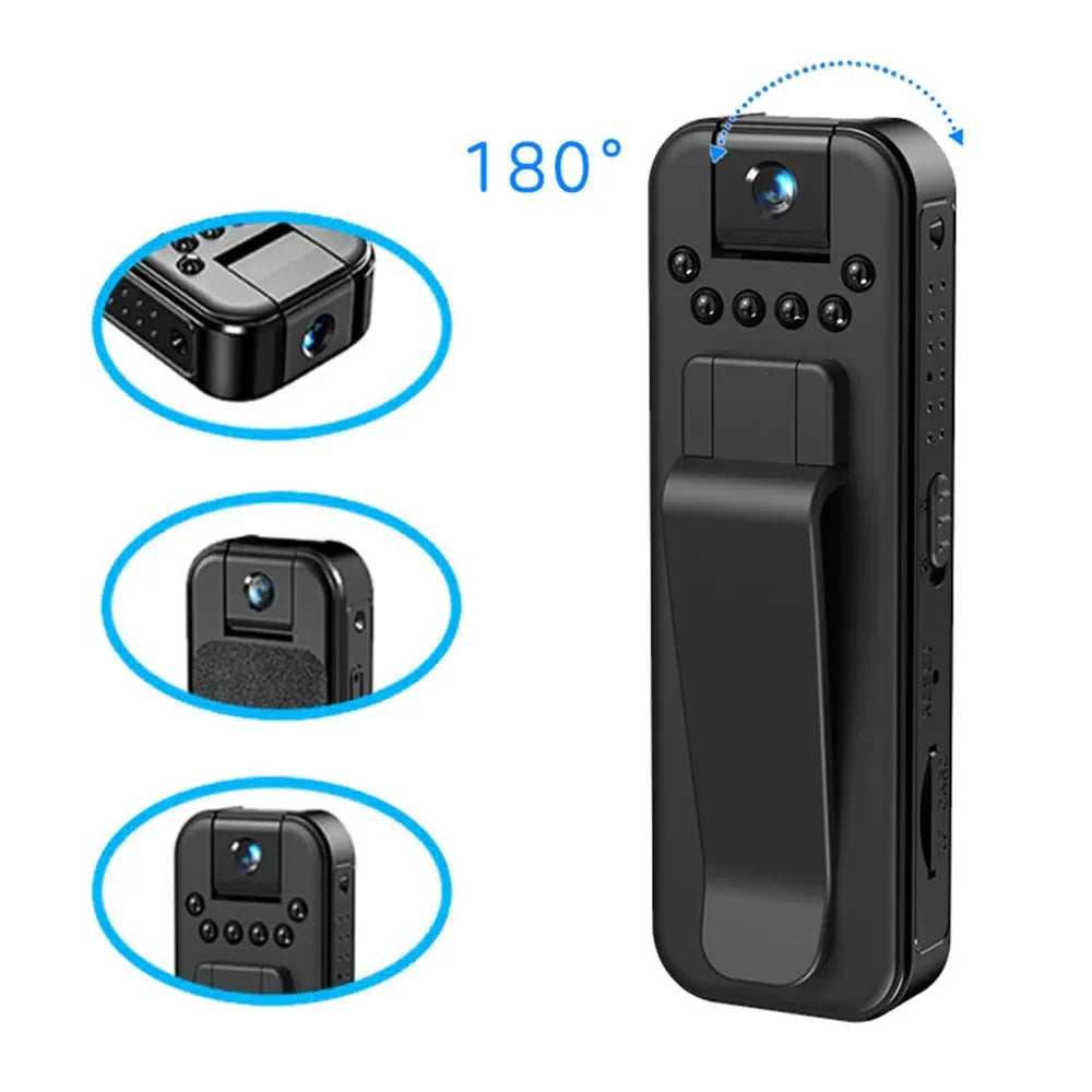 1080P Portable Wifi Mini Camera Digital Video Recorder Worn Police Night Vision BodyCam Infrared Miniature Camcorder