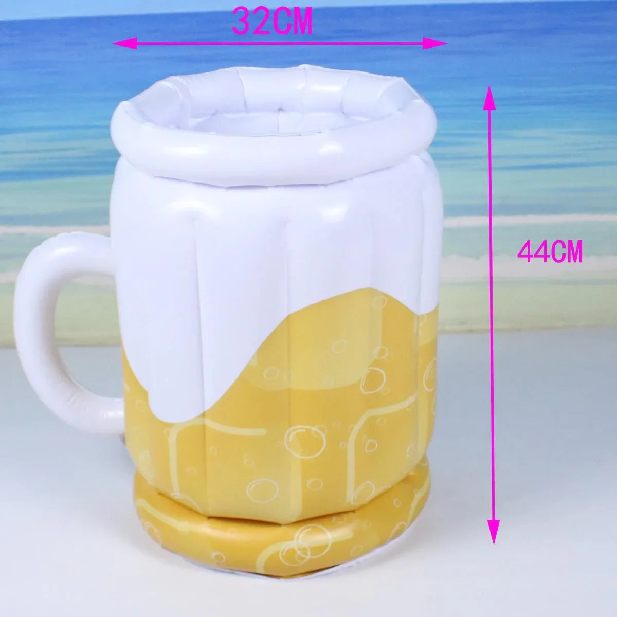 Large Inflatable Beer Ice Bucket PVC Beer Cooler Bucket Summer Pool Party Swimming Pool Drink Cooling Barrel Beach
