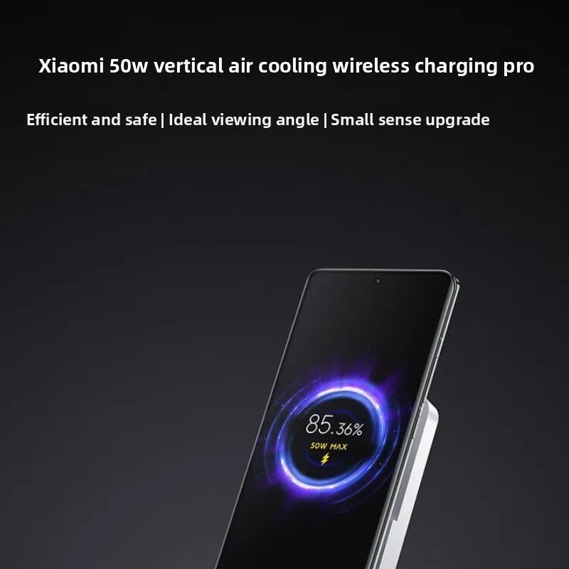Xiaomi 50W Vertical Air Cooling Wireless Fast Charger Pro Compatible with Xiaomi 13 Pro/13Ultra/14/14Ultra Series