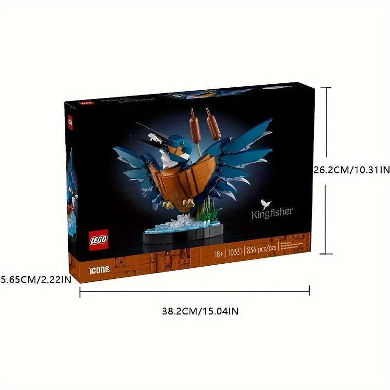 10331 LEGO It's the Emerald Bird Model Series.Suitable as a gift for bird lovers，Add a splash of nature to any space