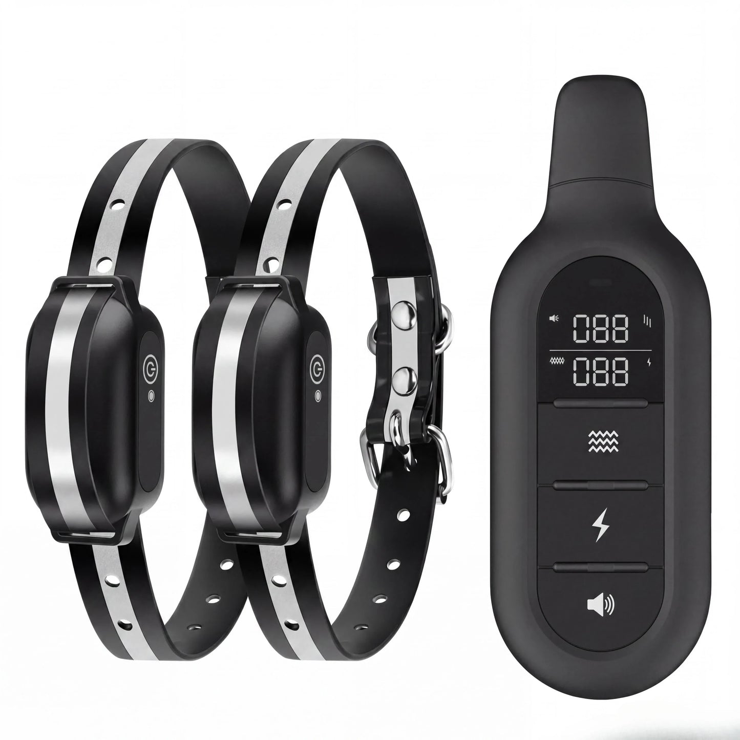 1000M Dog Training Collar Remote Control, Waterproof Rechargeable Dog Bark Collar with Shock Vibration Modes for All Dogs