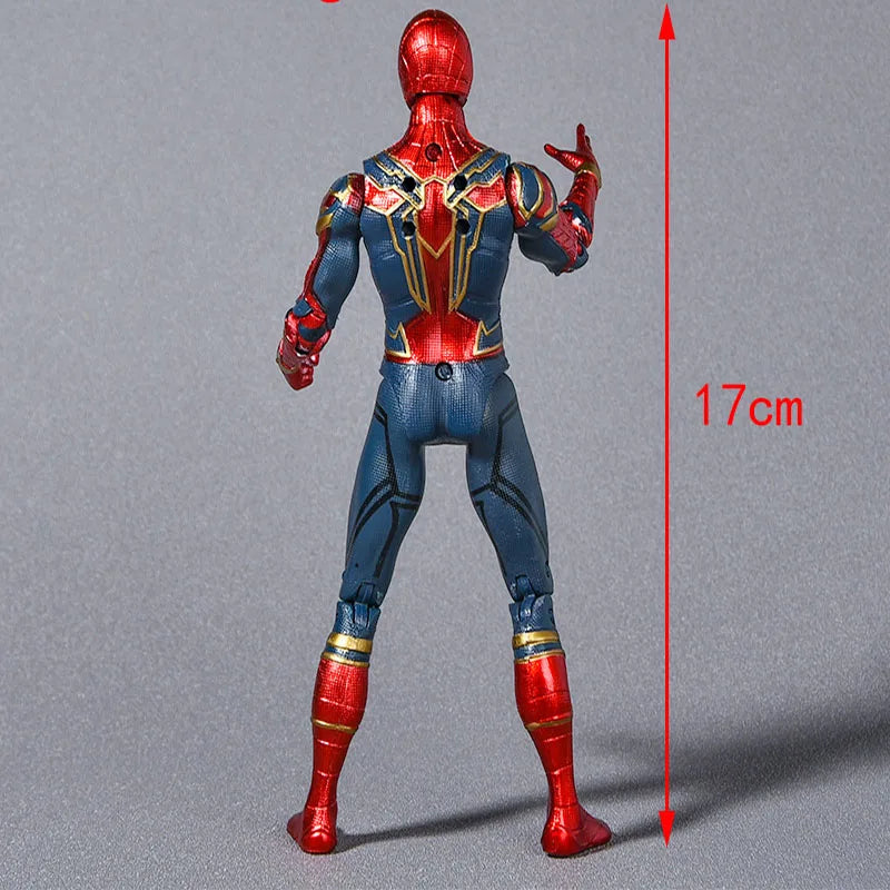Marvel Spiderman Characters Avengers Heroes Joint Movable Model Figurine Children's Charm Birthday Festival Christmas Gift Toys