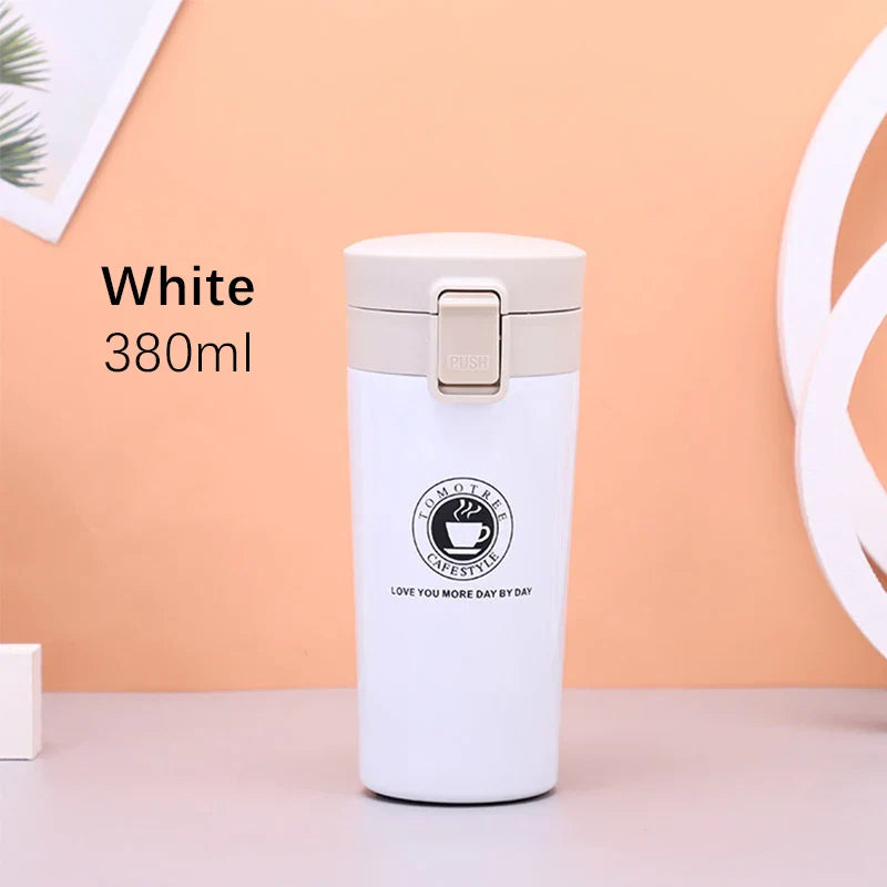 500ml water bottle Thermos Coffee Mug Double Wall Stainless Steel Tumbler Vacuum Flask Bottle Thermo  Travel Free Shipping