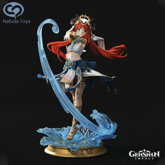 27cm Nilou Genshin Impact Anime Figures Sexy Action Figurine Pvc Statue Model Doll Decorat Collect Decorate Toy Christmas Gift