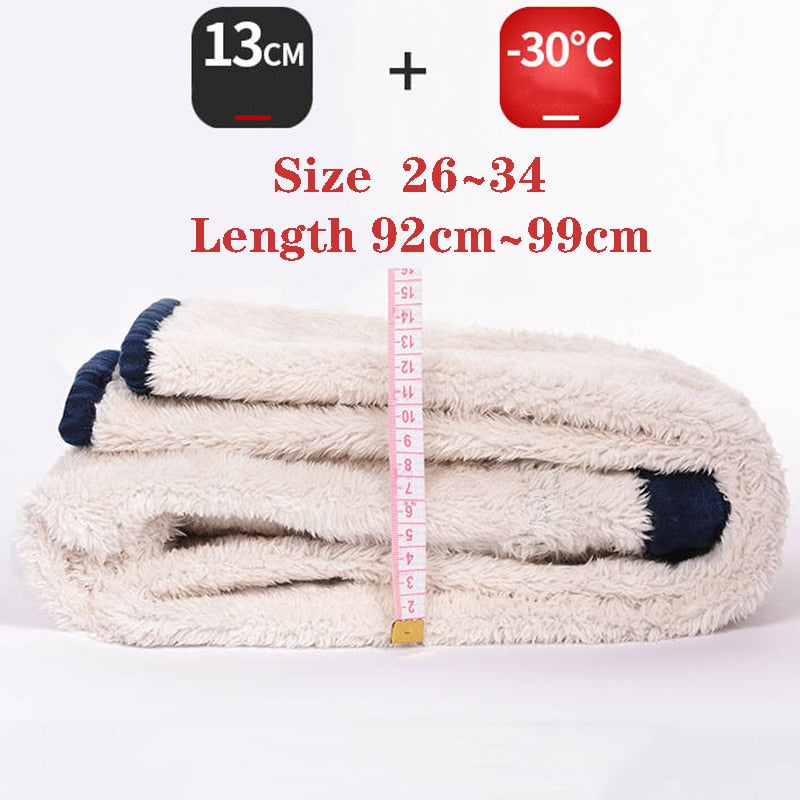 Super Warm Skinny Lambswool Jeans Women Fleece Liner High Waist Denim Pants Korean Fashion Thicken Pencil Vaqueros Pantalones