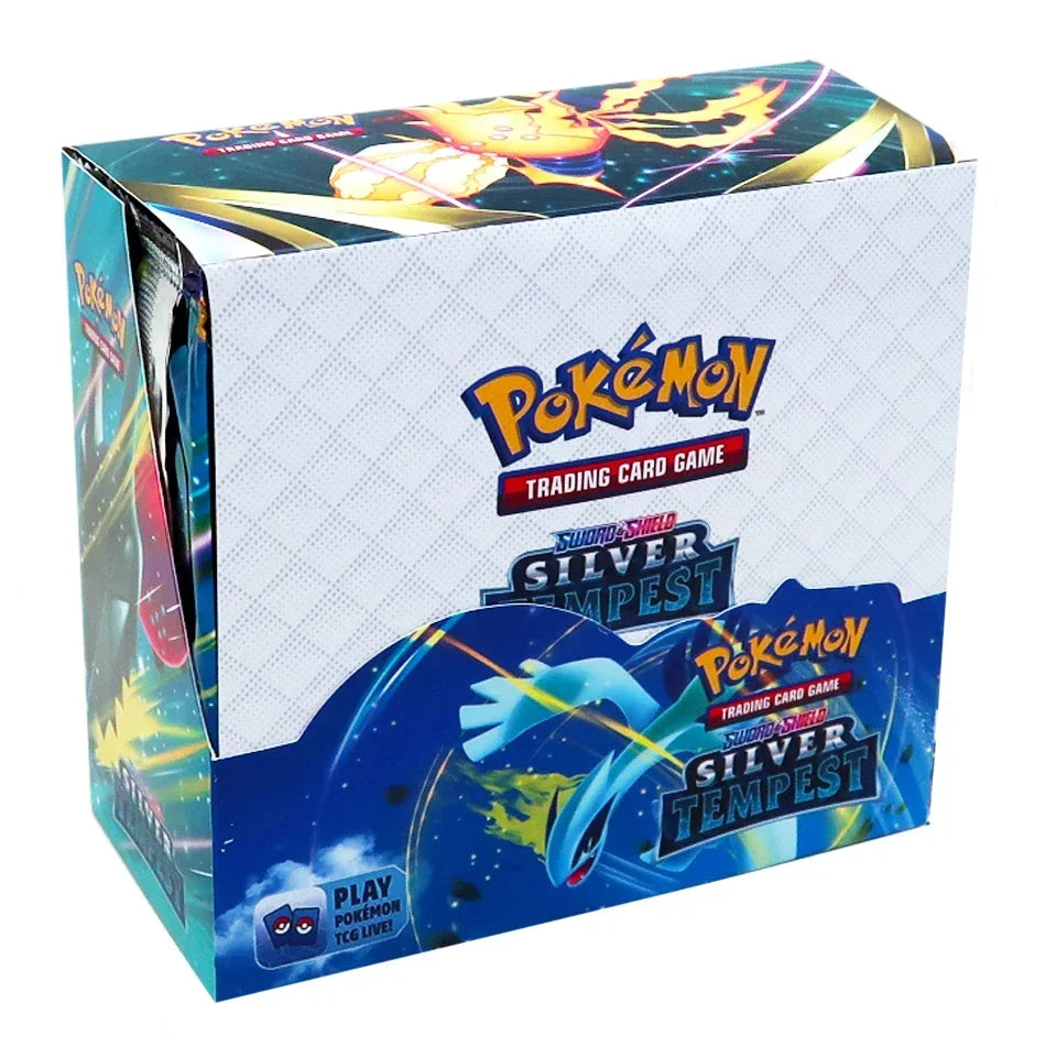 324pcs Pokemon TCG Sword & Shield-Darkness Ablaze Booster Display (36 Packs) Pikachu Playing Pokemon Game Hobbies Kids Toys Card