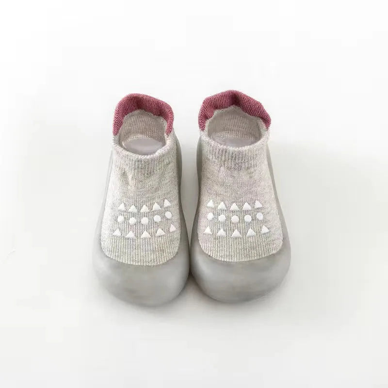 Summer New Combed Cotton Anti slip and Breathable Children Soft Sole Shoes.