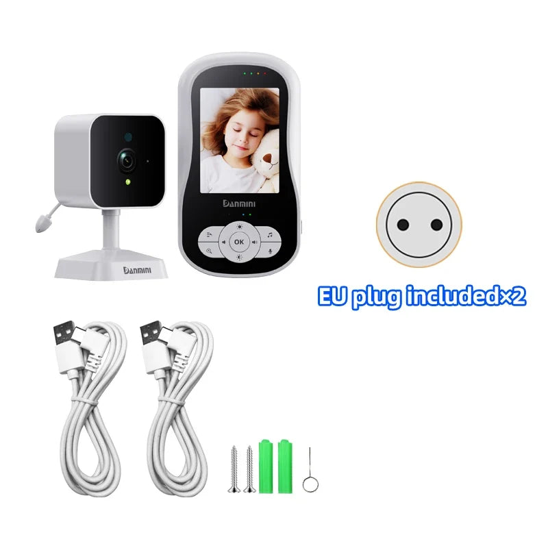 Baby Monitor Two-Way Audio Voice Intercom Infrared Night Vision Baby