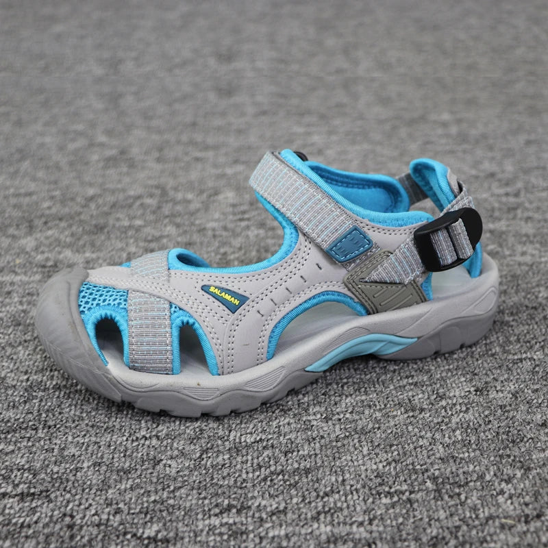 Summer Women's sandals sports flat bottomed beach shoes outdoor anti-skid soft bottomed river tracing shoes Baotou sandals