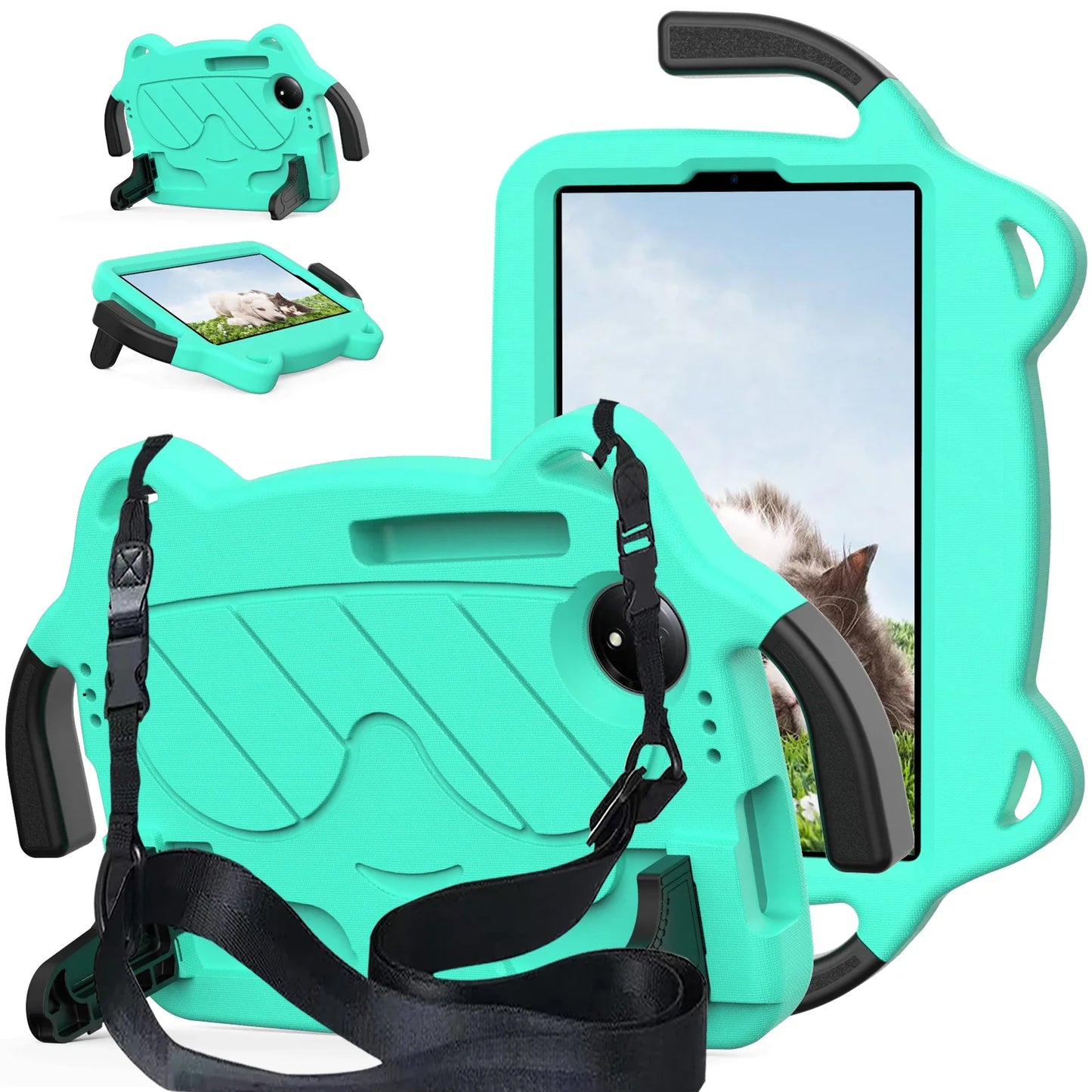 Cartoon EVA+PC Case For Redmi Pad SE 8.7" 2024 Tablet Safe Cover For Redmi Pad SE 4G 2024 tablet protective case with Kickstand