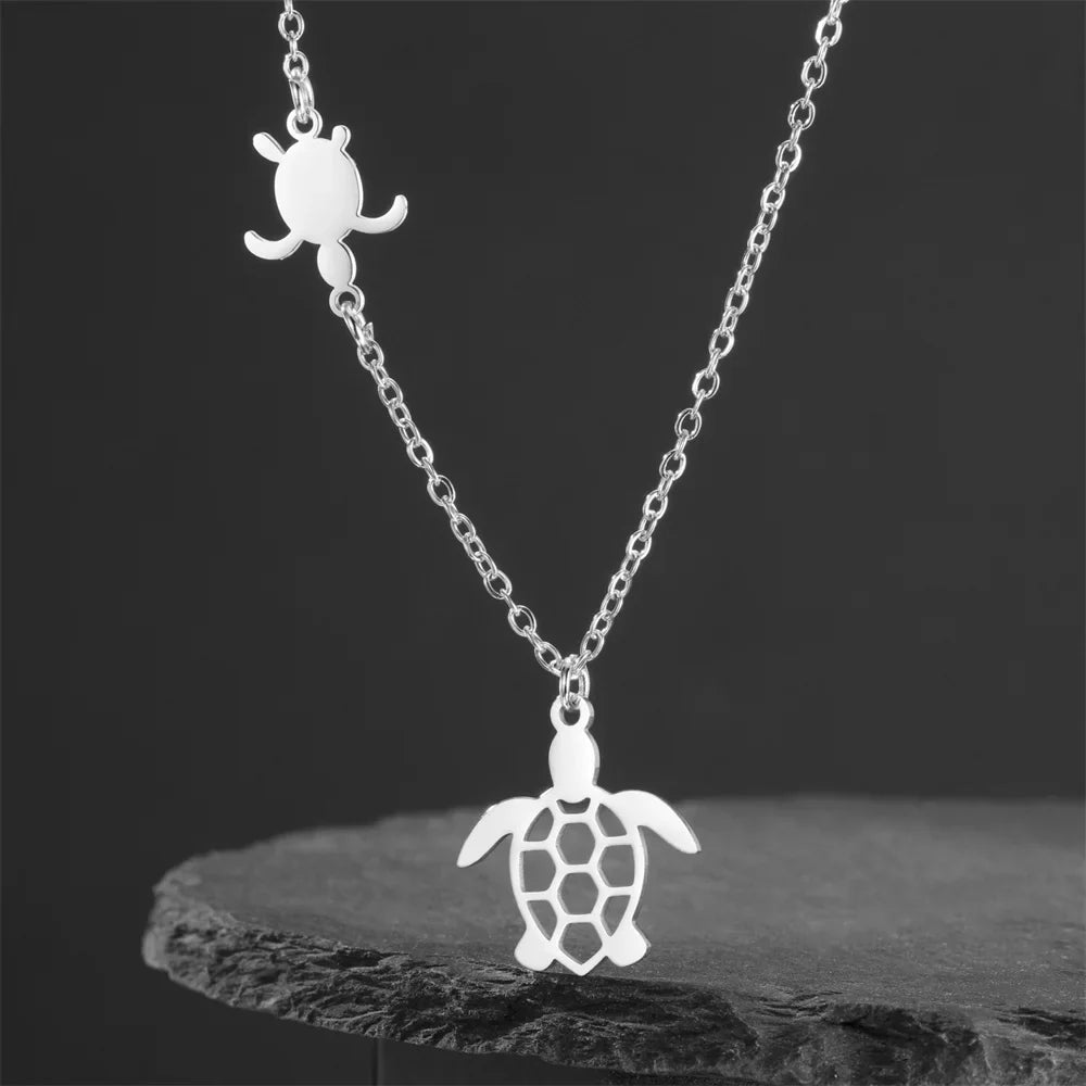 EtherealBe Sea Turtle Pendant Necklace for Women