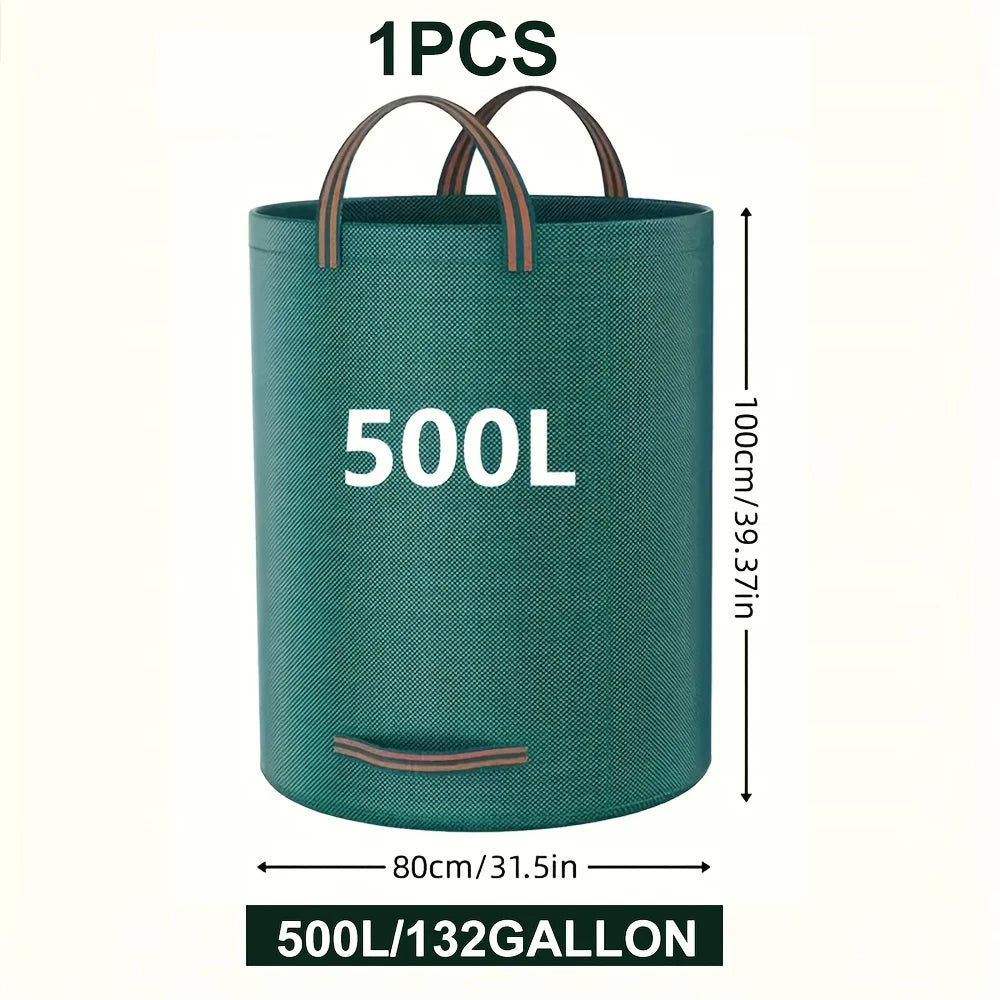 Heavy-Duty Garden Waste Bags - Reusable  Bags  Industrial Fabric and Handles