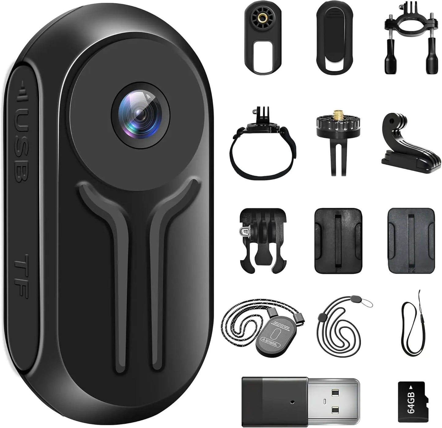 Outdoor Sports Camera 1080P Motorcycle Bike Filming Action Video Recording Body Cam