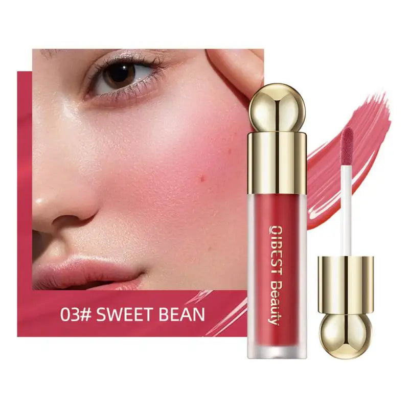 Matte Velet Liquid Blush Moisturizing Lip Gloss Cheek Blusher Durable Natural Tint Face Rouge Cream Blush Stick Beauty Cosmetics