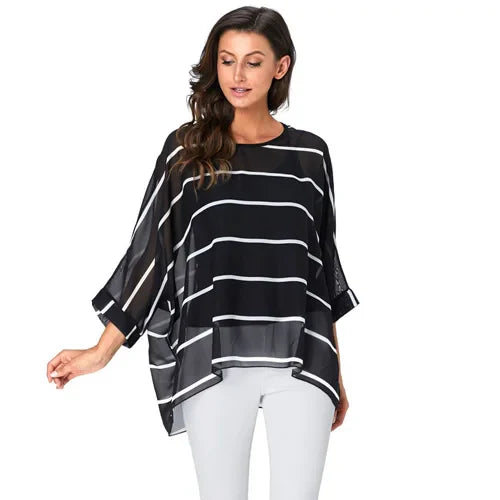 BHflutter 4XL 5XL 6XL Plus Size Women Blouse 2022 Sexy Off Shoulder Leopard Print Summer Tops Tees Casual Chiffon Blouses Shirts